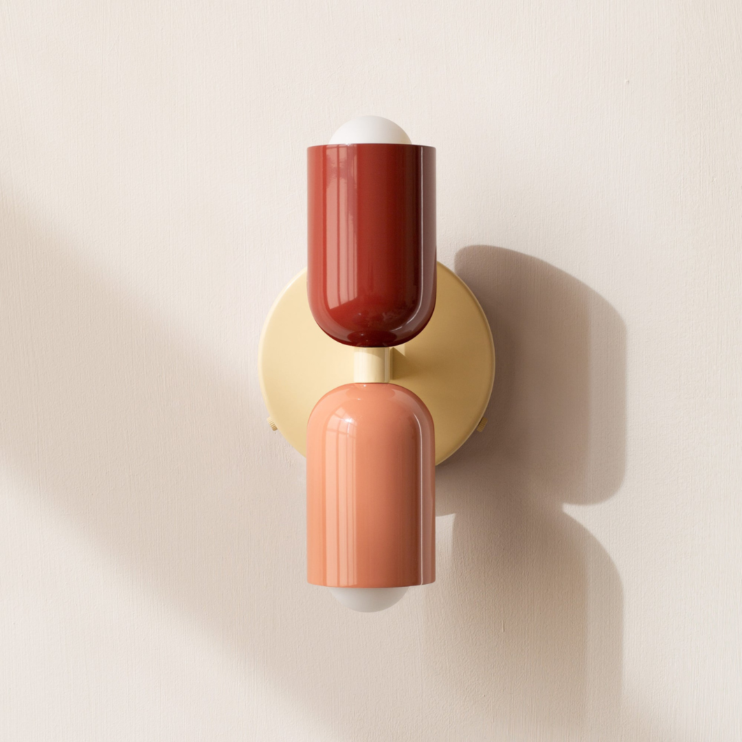 Modern Cylinder LED Wall Sconce Indoor Minimalist 2-Light