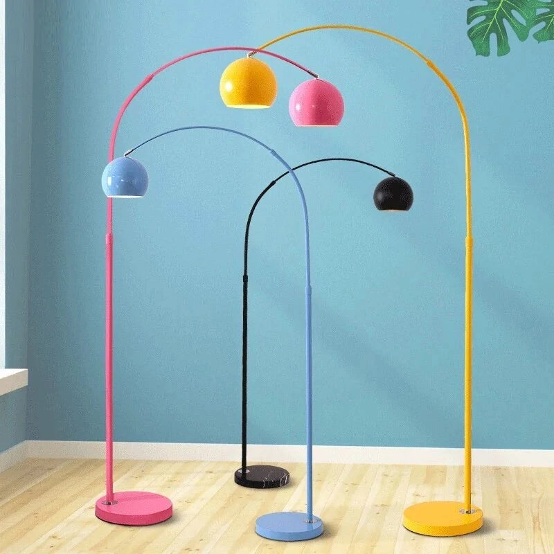 Aria – Lampada da terra multicolore per soggiorno e camera da letto