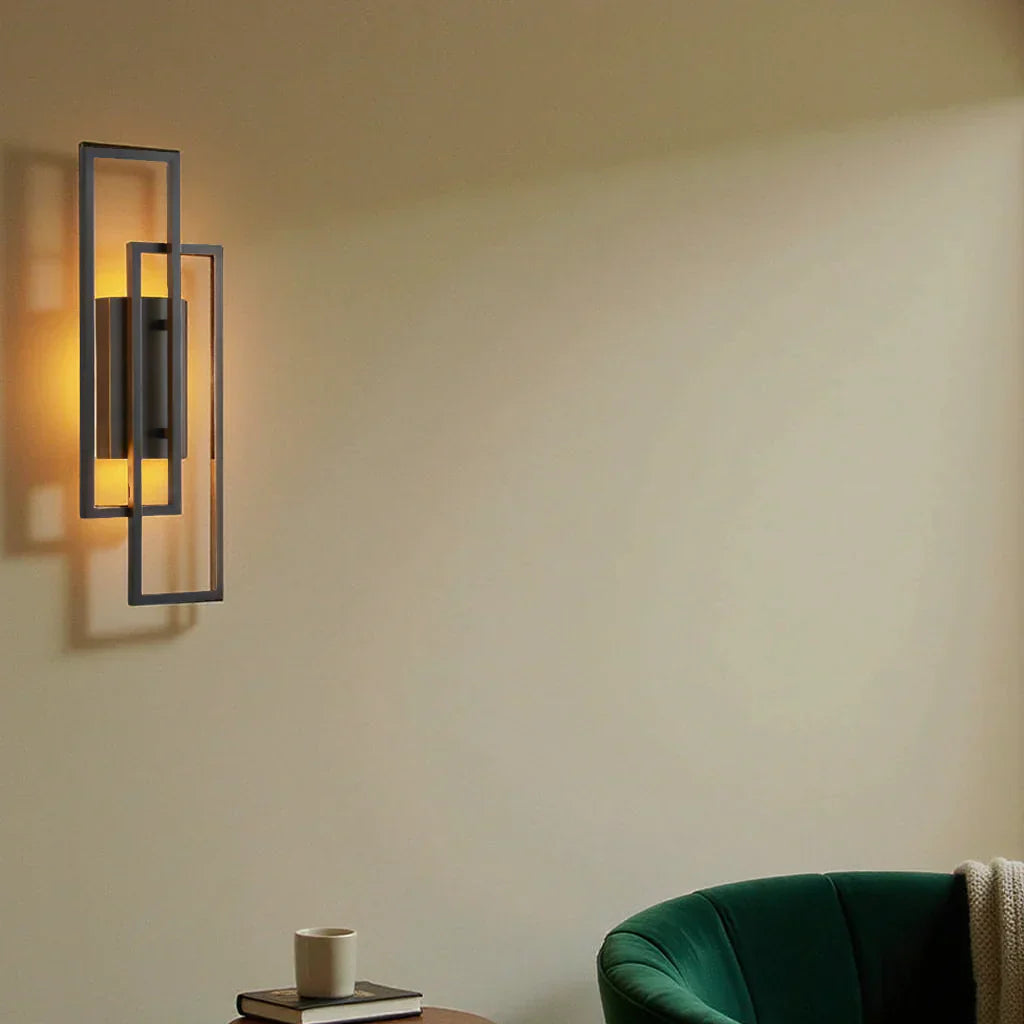 Virexo – Lampada da Parete LED Geometrica Rettangolare