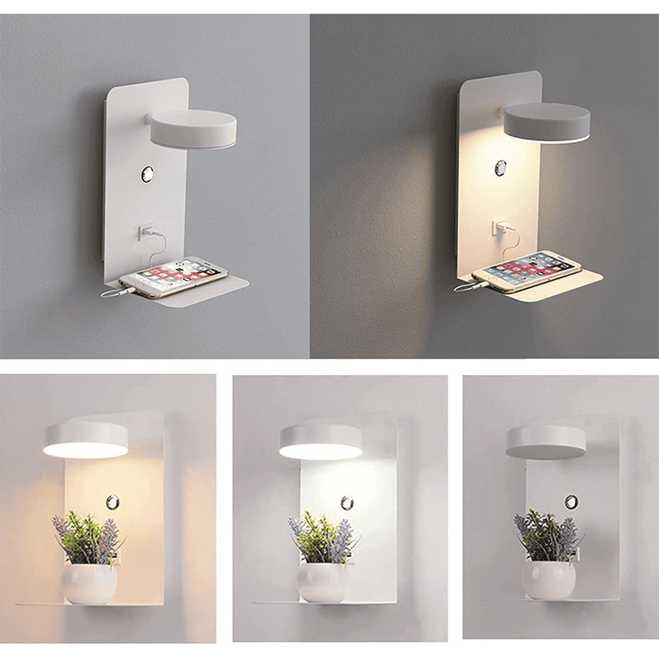 Velorow – Lampada da comodino con luce calda per comfort elegante