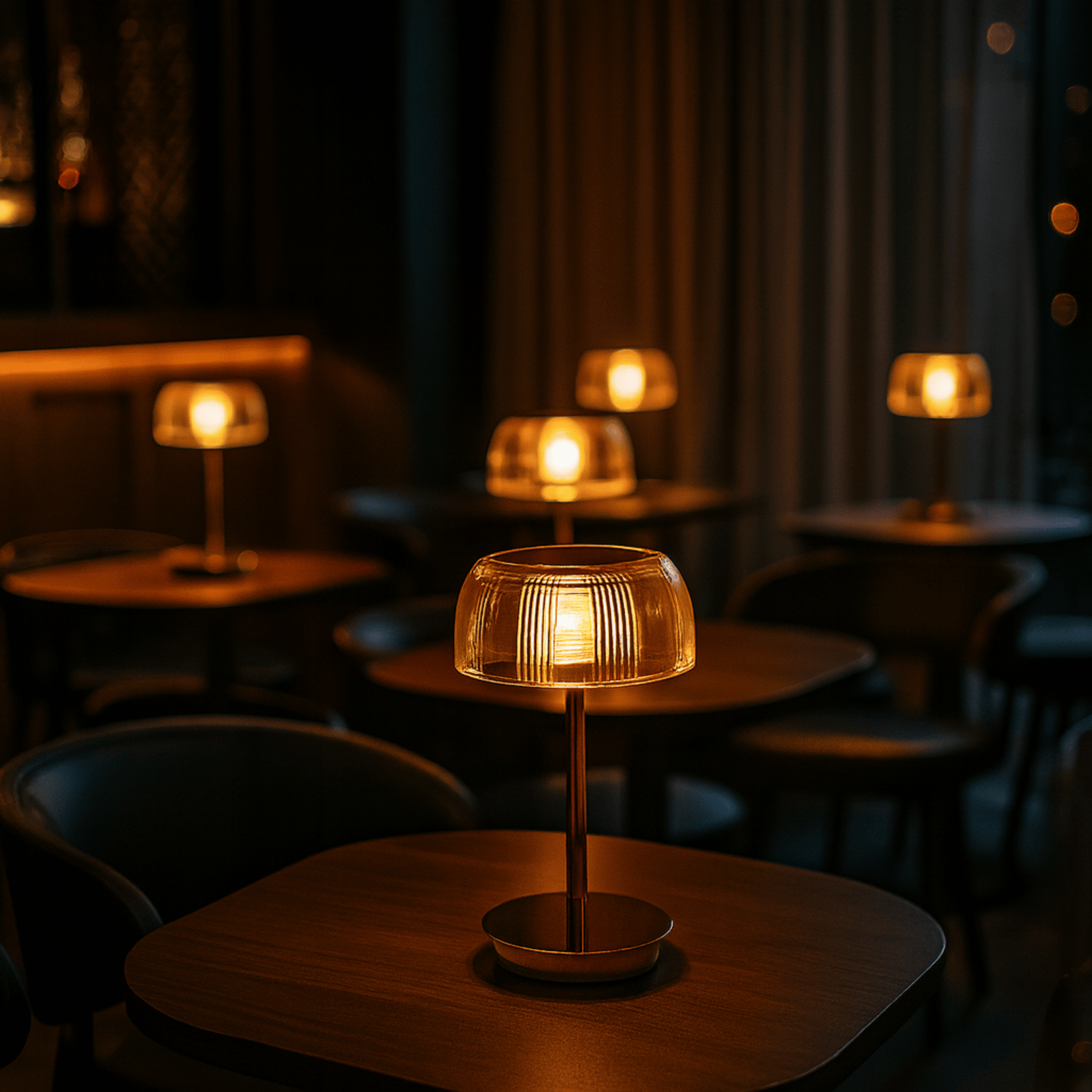 Lunarise - Lampada da tavolo LED a medusa ricaricabile