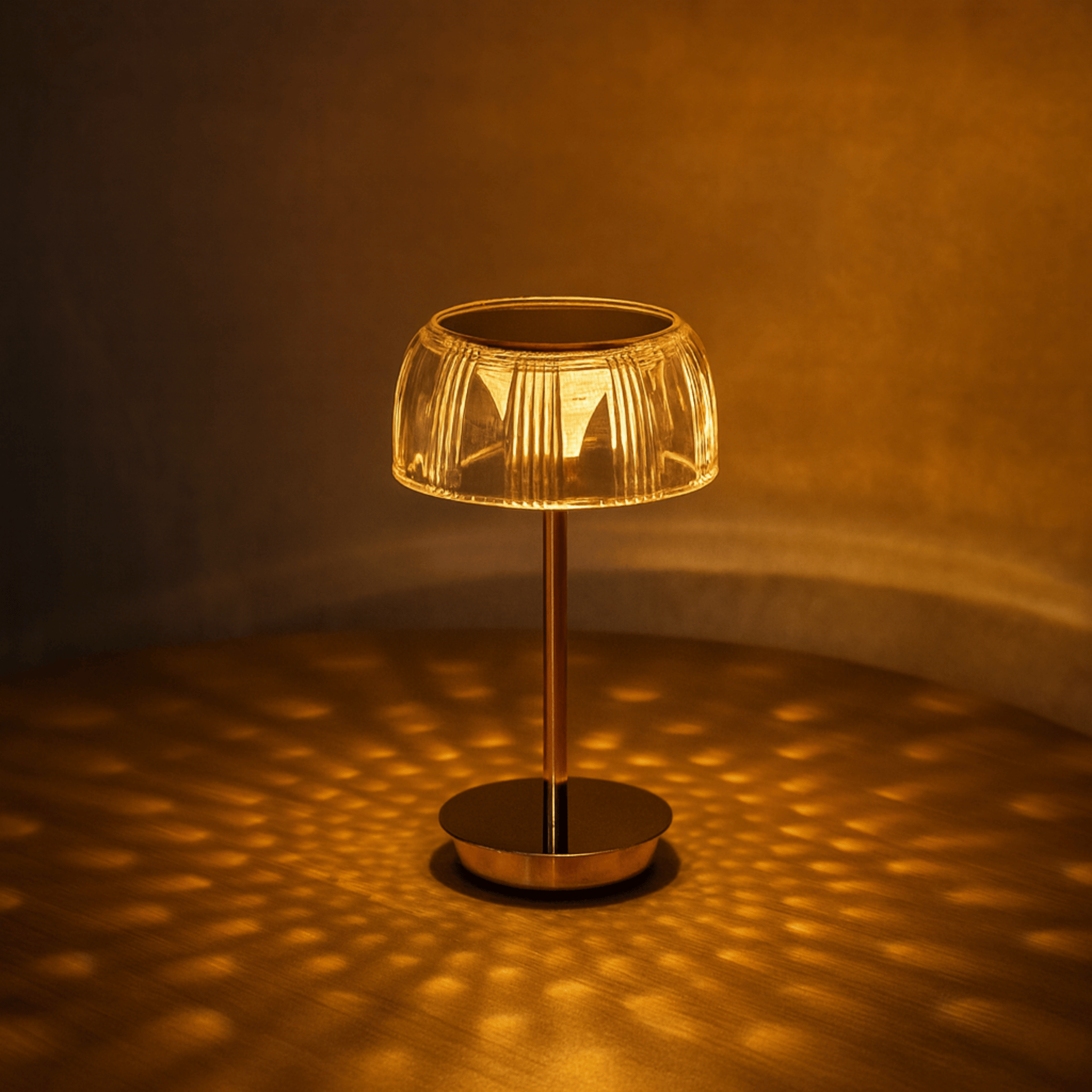 Lunarise - Lampada da tavolo LED a medusa ricaricabile