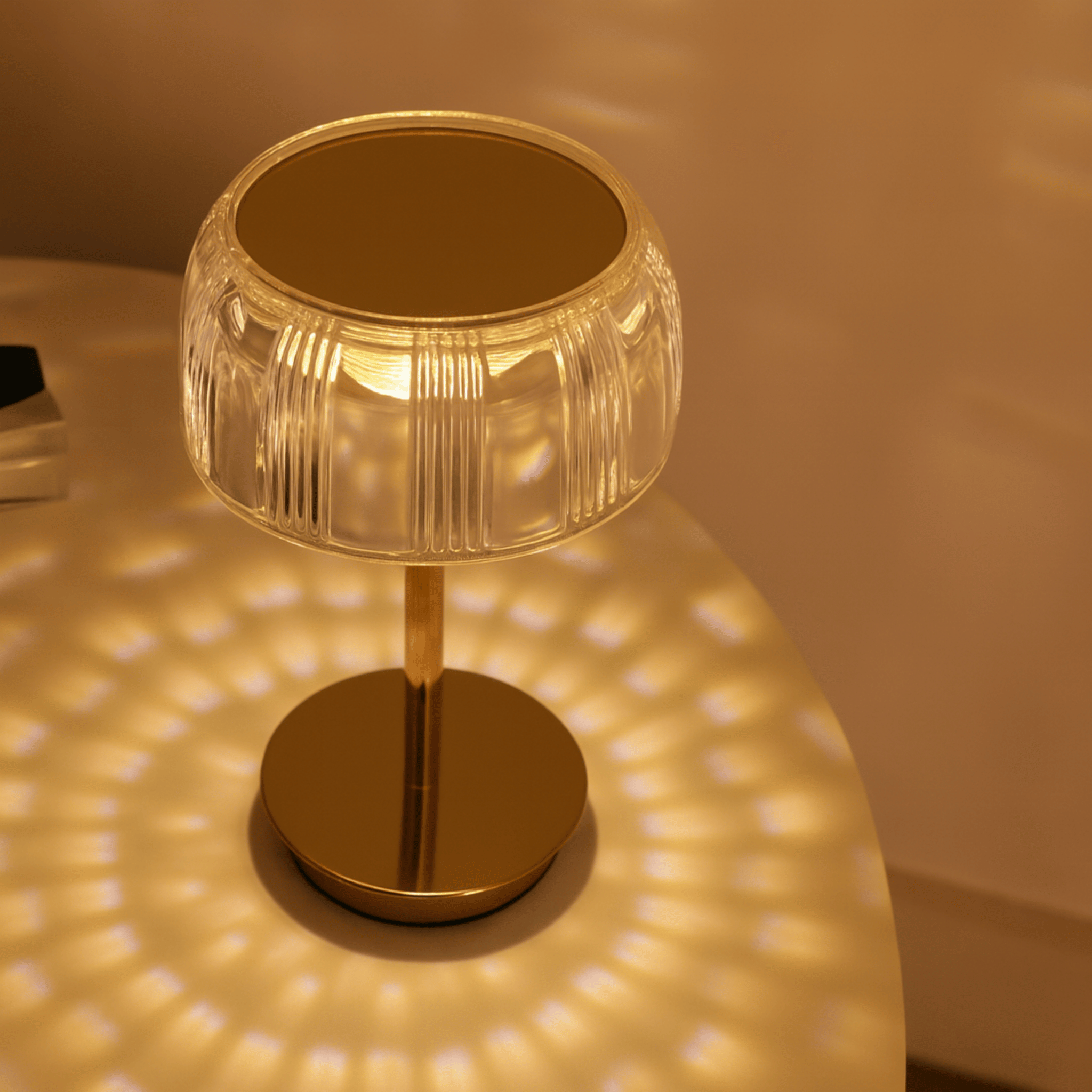 Lunarise - Lampada da tavolo LED a medusa ricaricabile