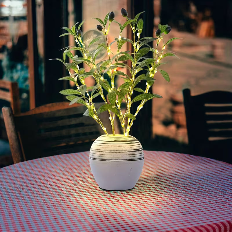 Illuminated Olive Branch LED Cherry Blossom Battery Operated - Image 2