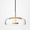 Orlenra - Lampada a sospensione in vetro LED per sala da pranzo
