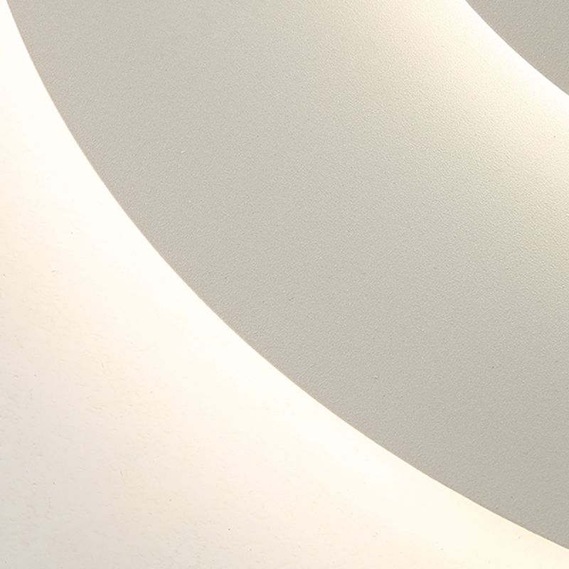 Arivode – Lampada da soffitto LED rotonda moderna bianca 50cm