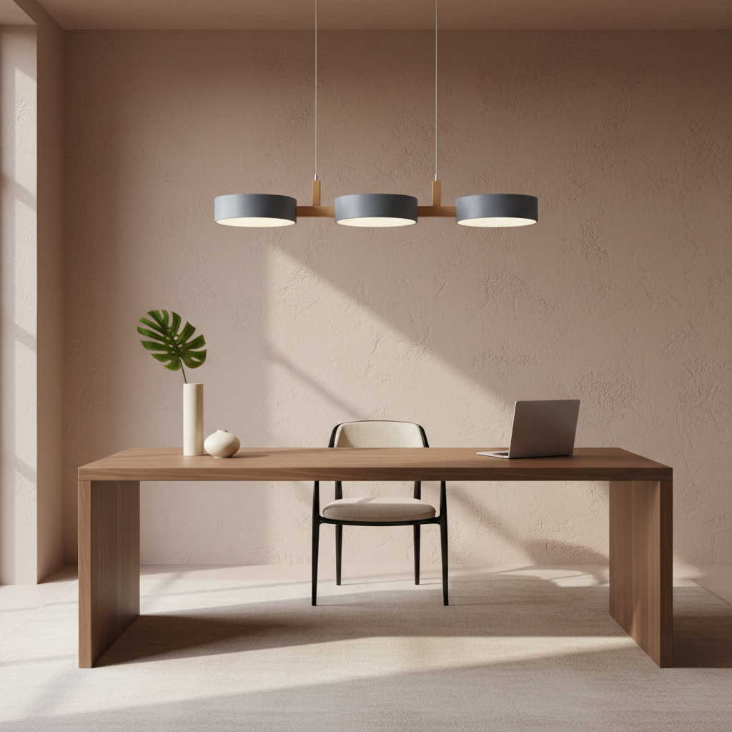 Trestra - Lampada a sospensione lineare design scandinavo per sala da pranzo e cucina