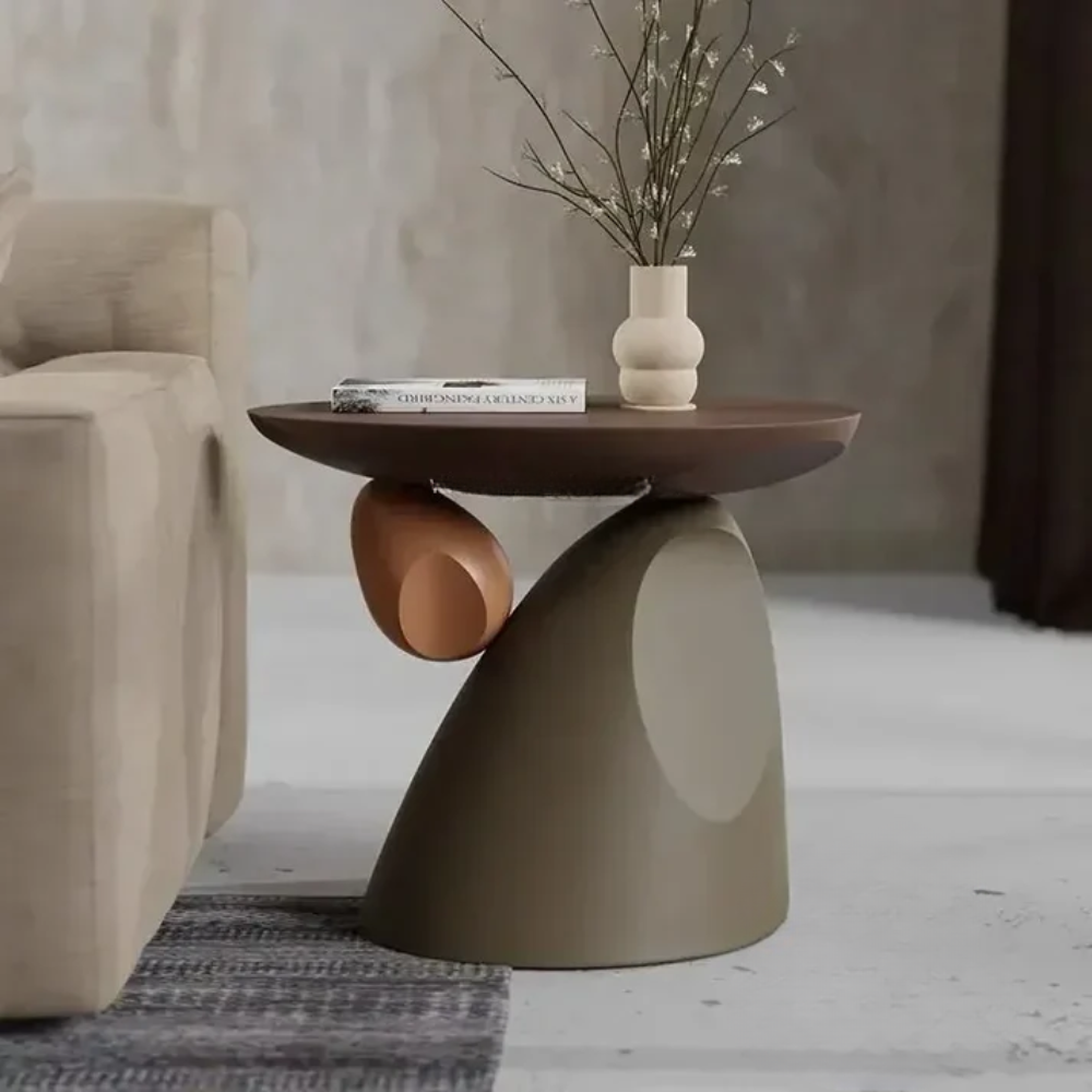 Modern Side Table Storage Luxury Living Room Accent