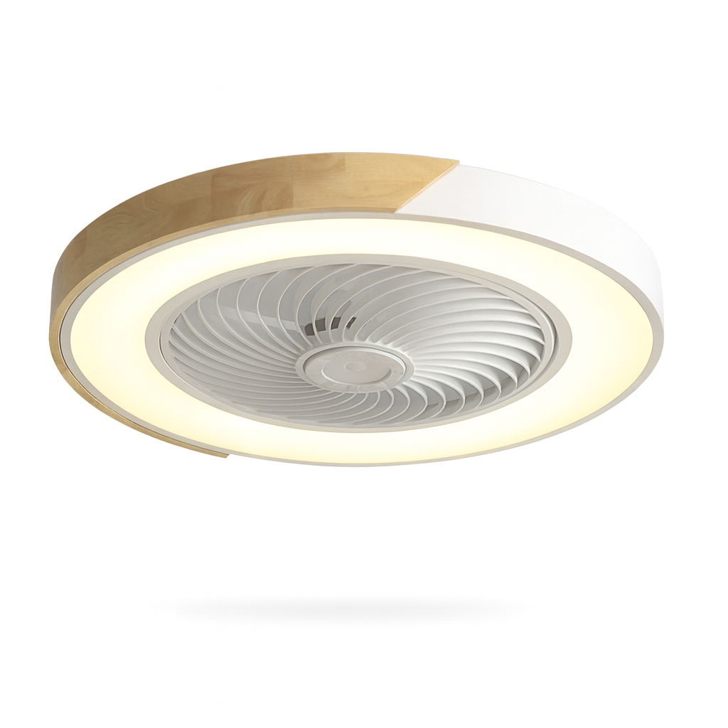 Cozara – Ventilatore da soffitto LED con telecomando per soggiorno