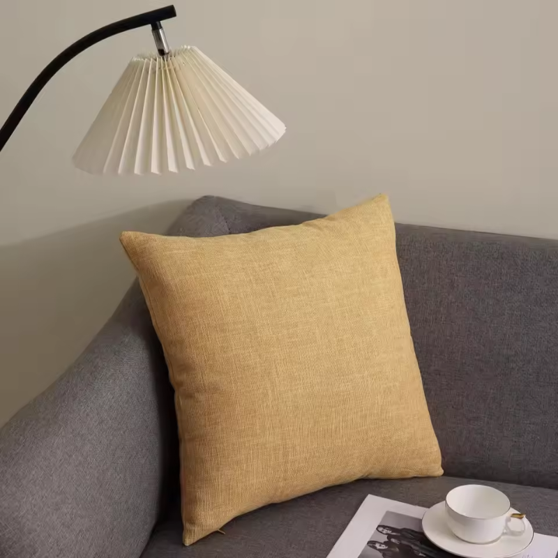 Square Cotton Linen Cushion Cover - Image 4