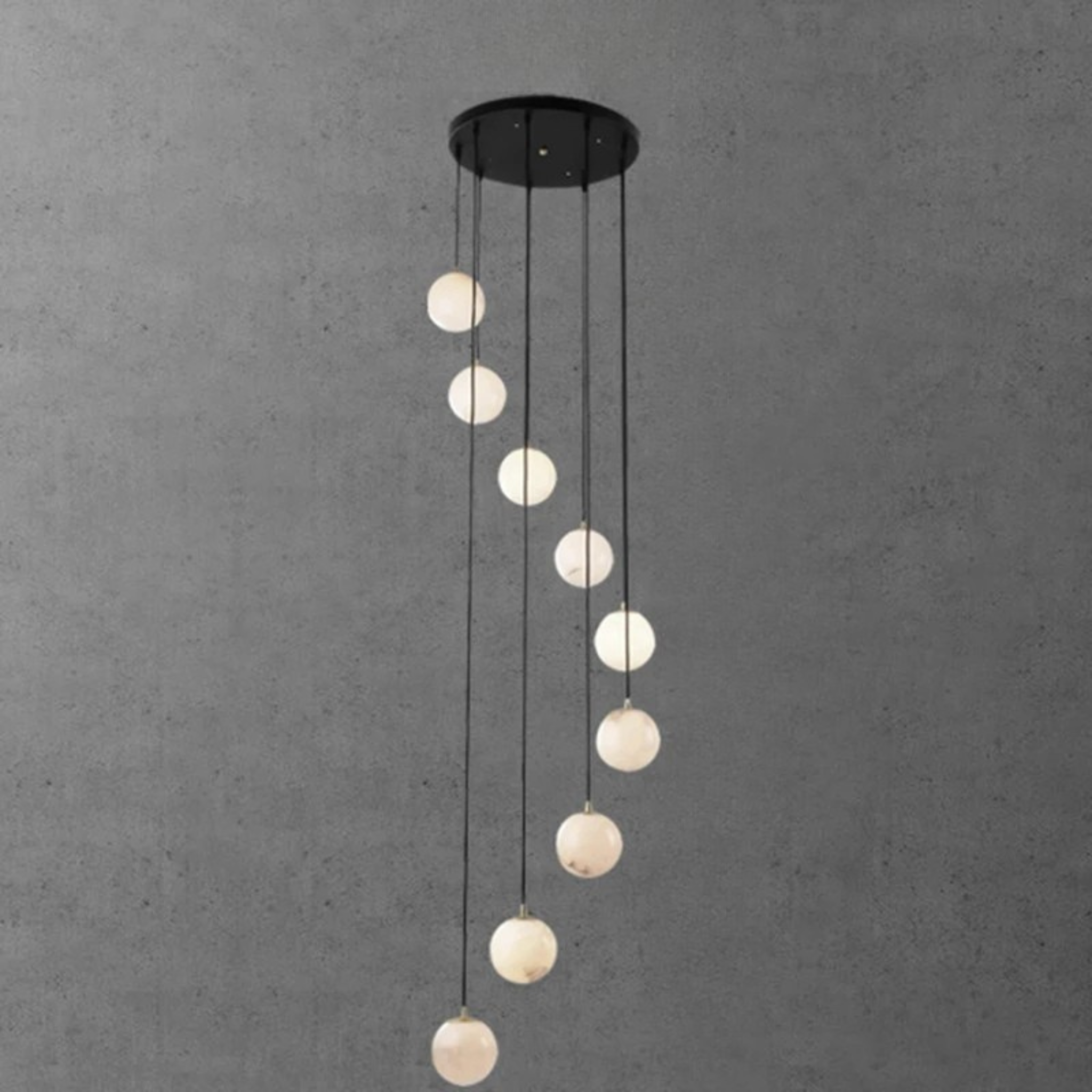 Travira - Lustre d’escalier LED moderne plafonnier