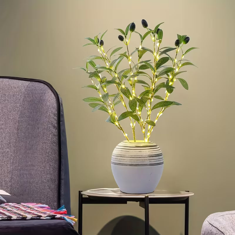 Illuminated Olive Branch LED Cherry Blossom Battery Operated - Image 3