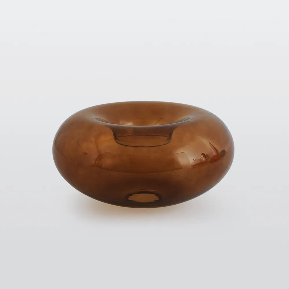 Cedora - Amber Glass Globe Ceiling Light