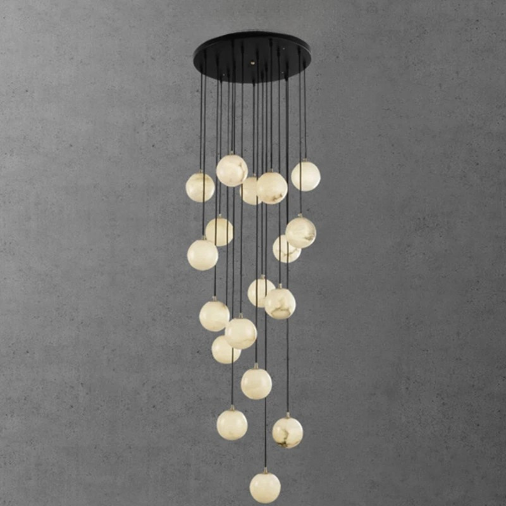 Travira - Lustre d’escalier LED moderne plafonnier