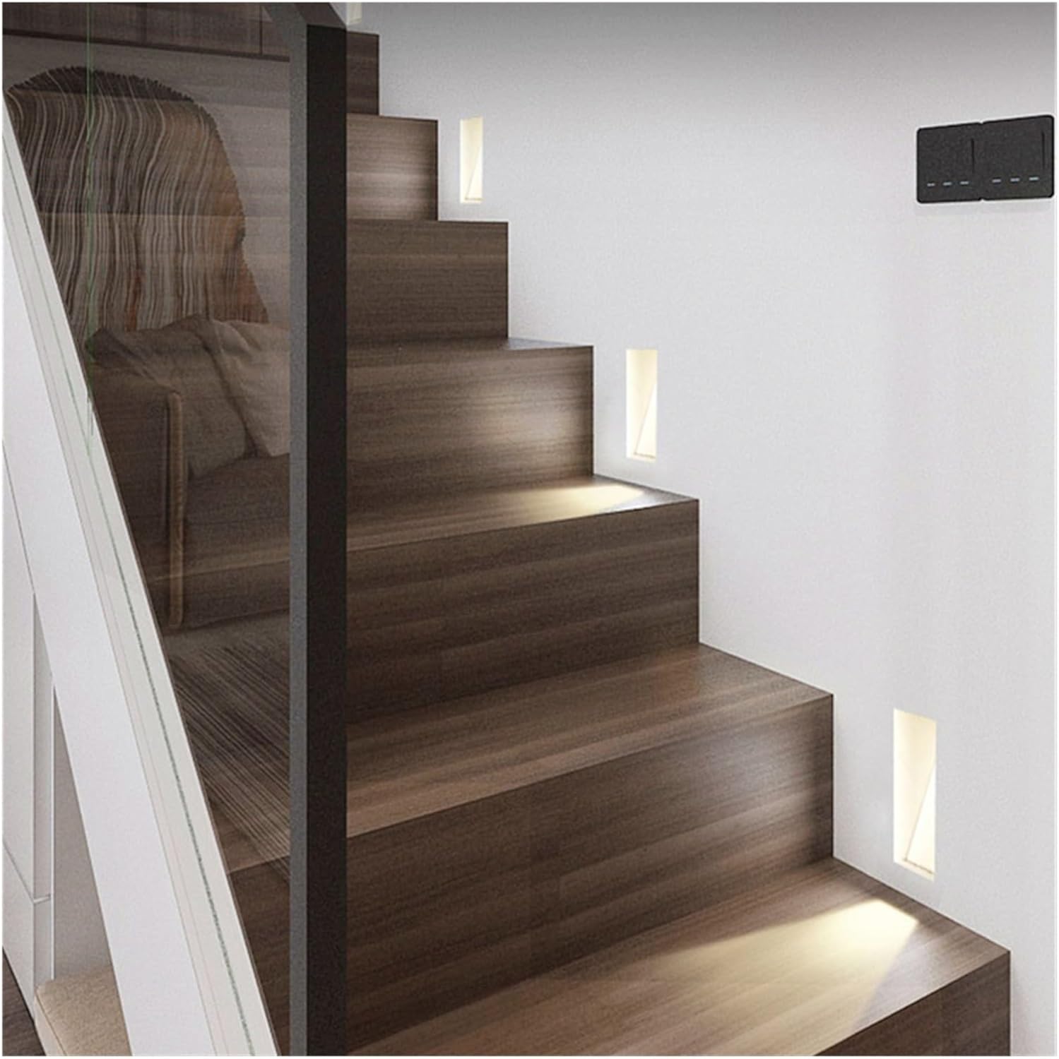 Nordic Frameless Stainless Steel LED Wall Sconce Motion Sensor - Image 9
