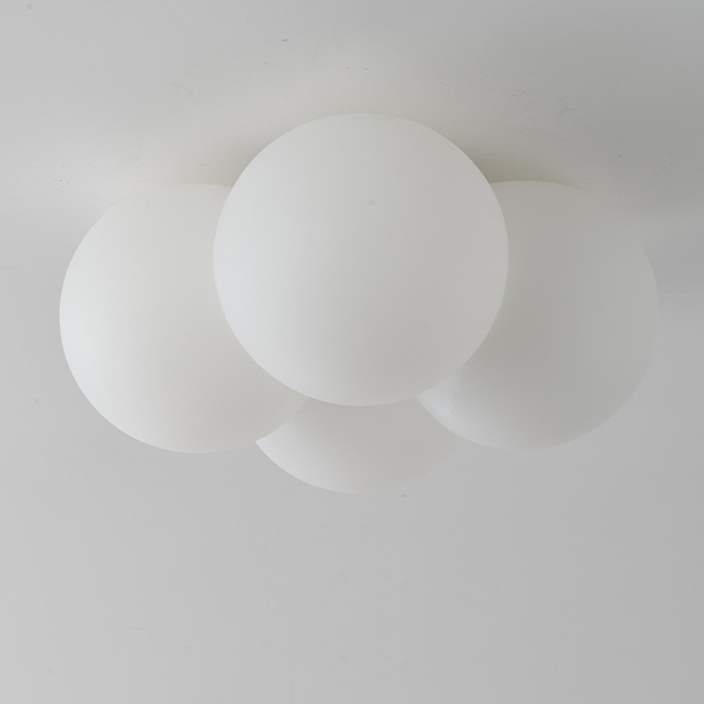 Dimban - Lampada da soffitto moderna a bolle bianche a forma di nuvola