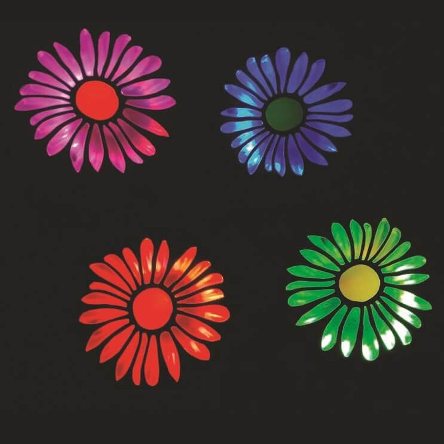 Volmira - Luci a stringa solari da esterno con margherite luminose