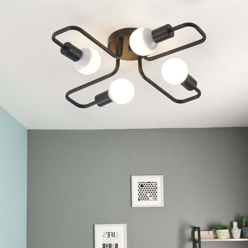 Inmora - Industrial Multi Arm Ceiling Lamp