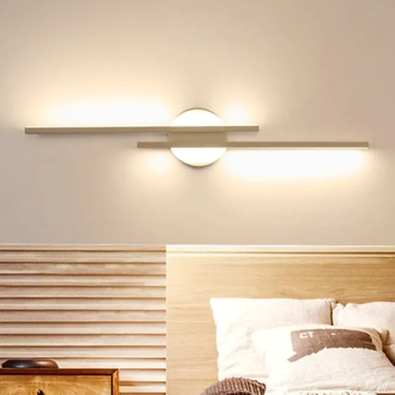 Vellano – Applique murale LED moderne design linéaire double