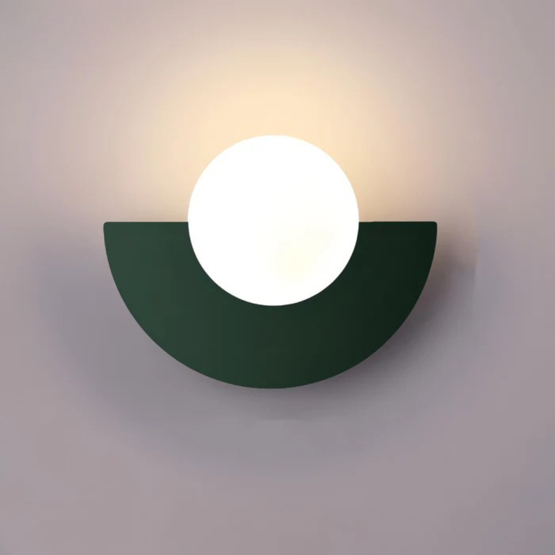 Doniar – Applique da parete LED minimalista moderna con globo in vetro 1 luce