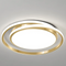 Plafoniera LED moderna rotonda in metallo a filo soffitto