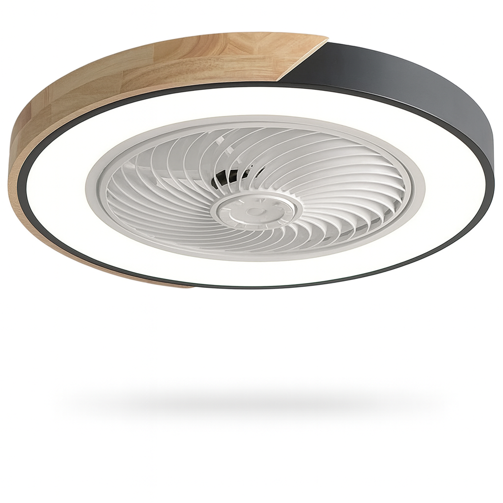 Cozara – Ventilatore da soffitto LED con telecomando per soggiorno