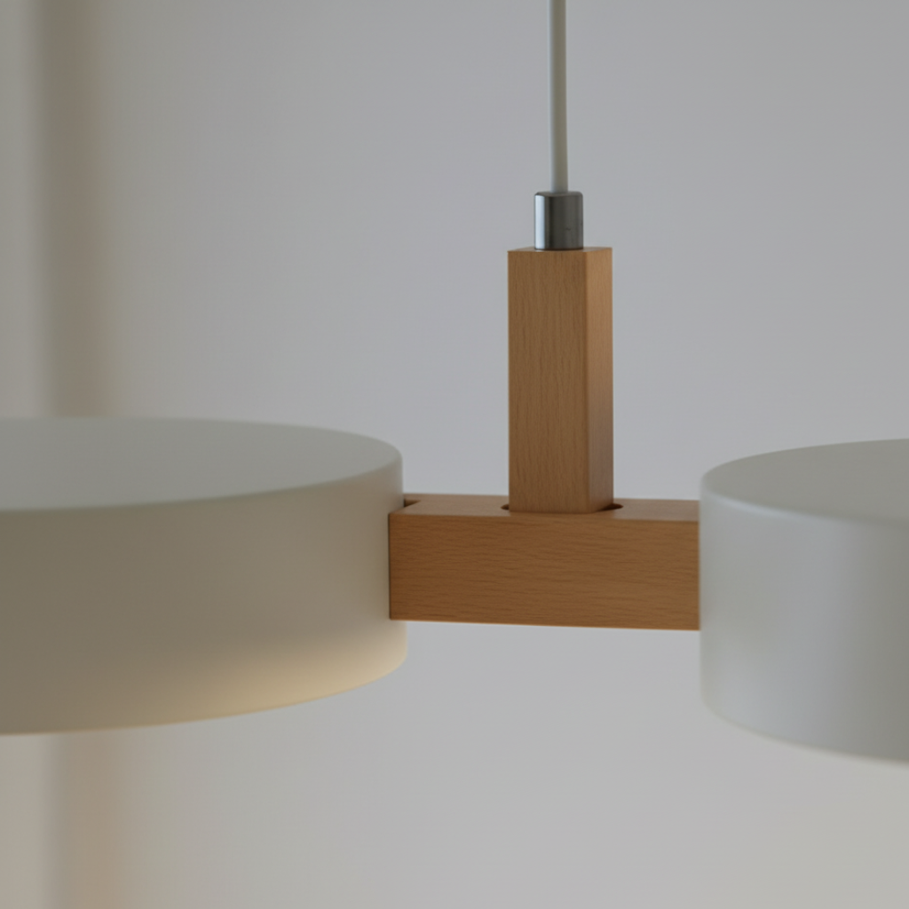 Trestra - Lampada a sospensione lineare design scandinavo per sala da pranzo e cucina