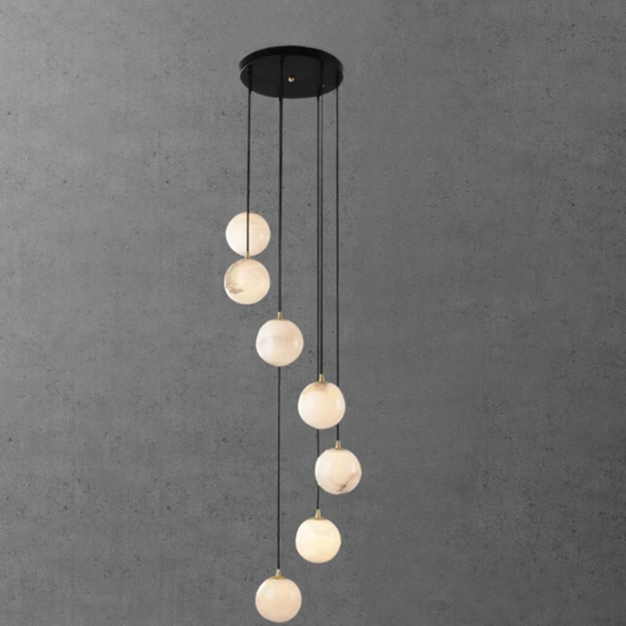 Travira - Lustre d’escalier LED moderne plafonnier