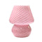 Murano-Style Glass Mushroom Table Lamp