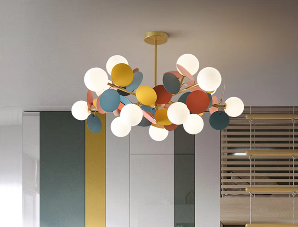Sylvaniux – Lustre coloré en branches