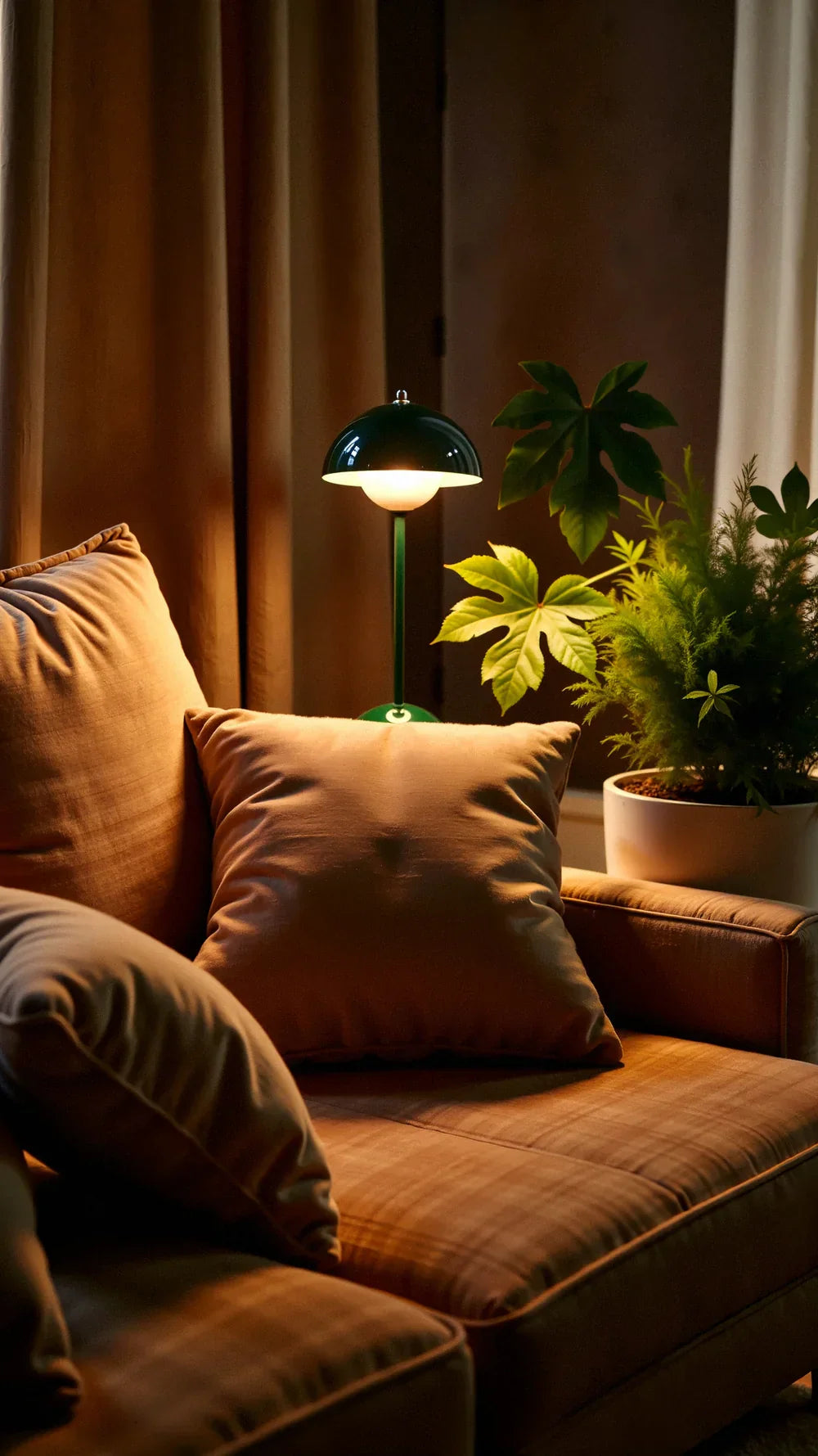 Modern Round Wireless Table Lamp Dimmable Rechargeable LED - Image 13