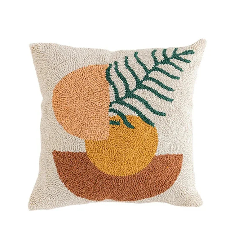 Velora – Housse de coussin en velours abstrait