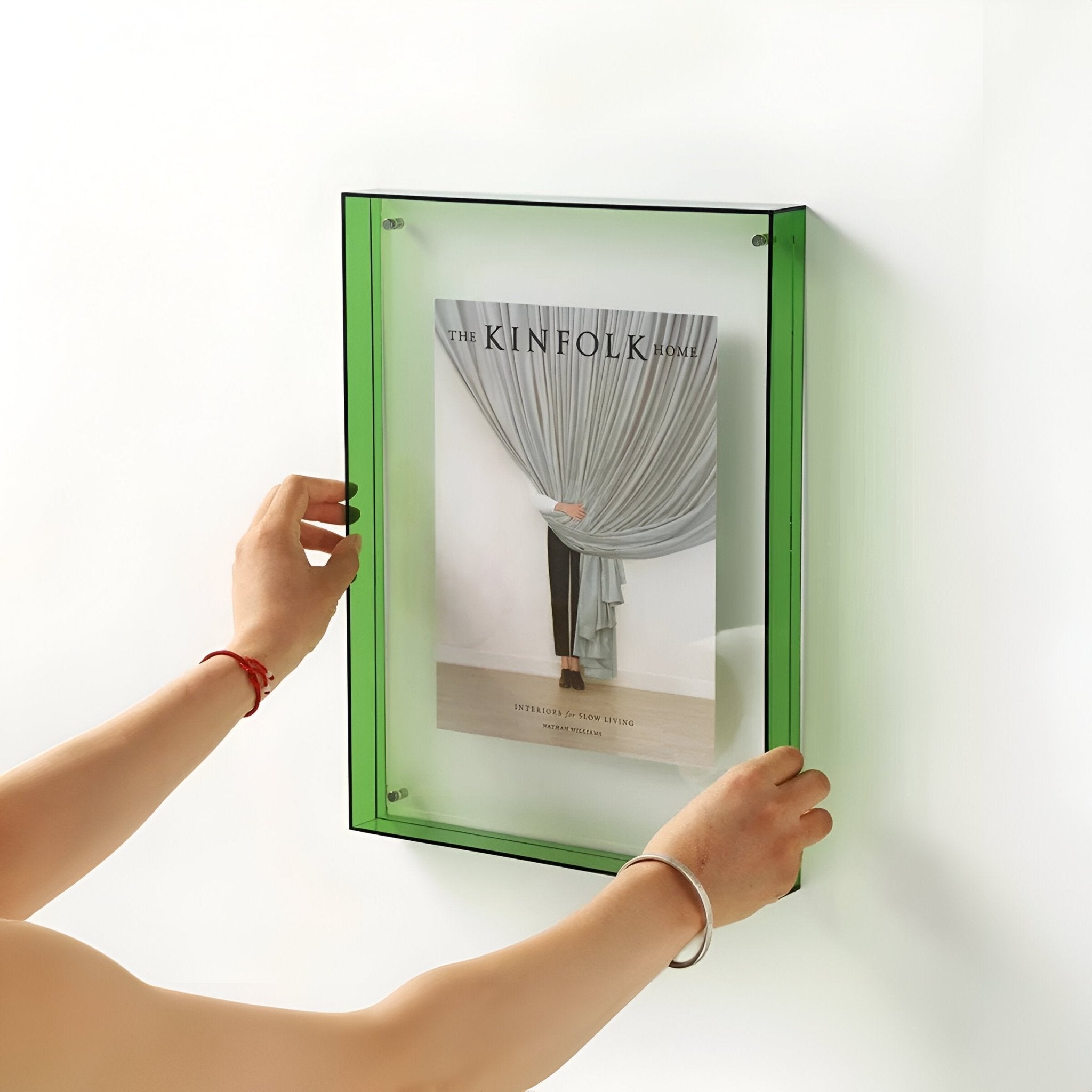 Diano - Cadre photo transparent en acrylique design minimaliste moderne