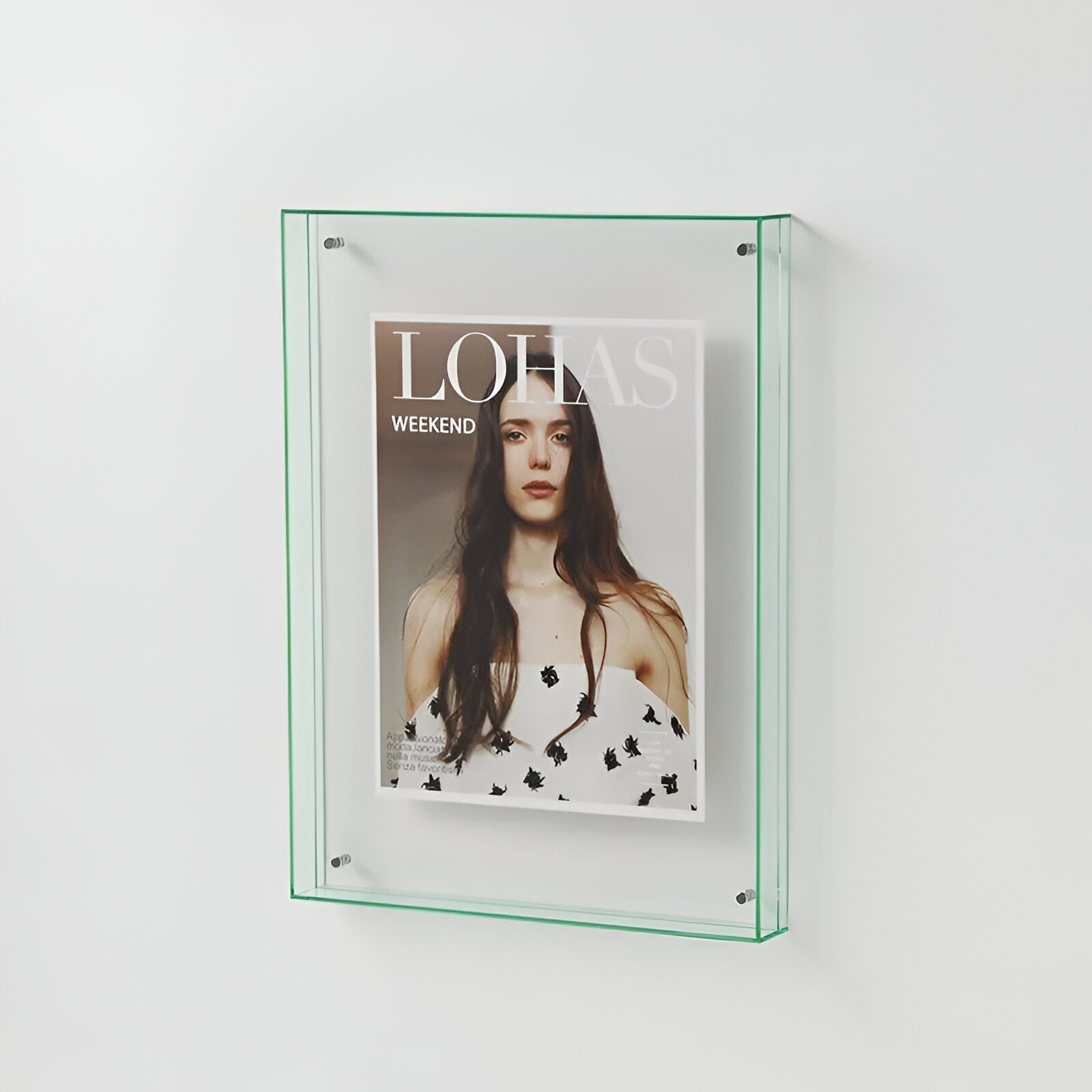 Diano - Cadre photo transparent en acrylique design minimaliste moderne