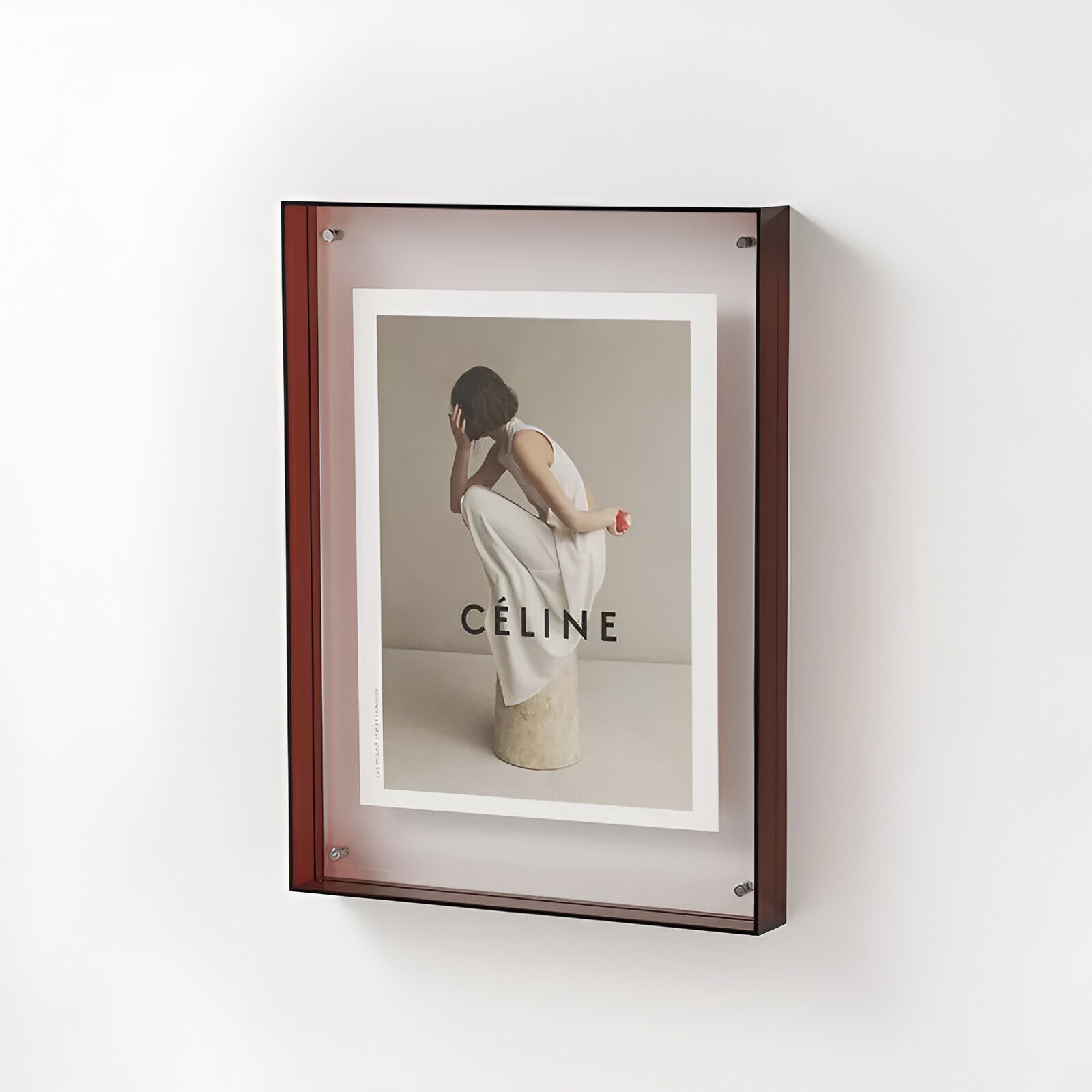 Diano - Cadre photo transparent en acrylique design minimaliste moderne