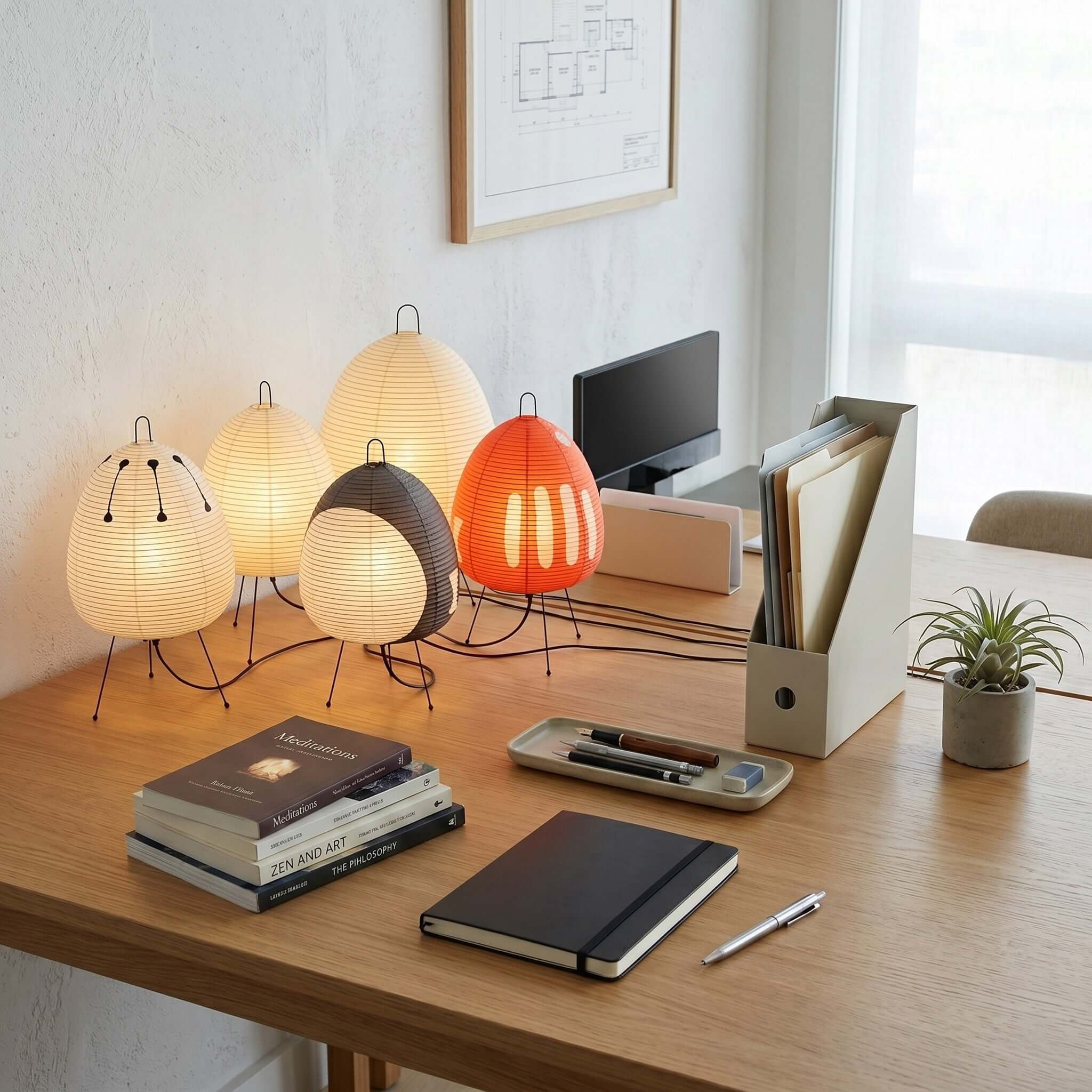 Akarith - Lampe de table en papier