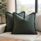 Elowen – Housses de coussin en coton et lin à volants