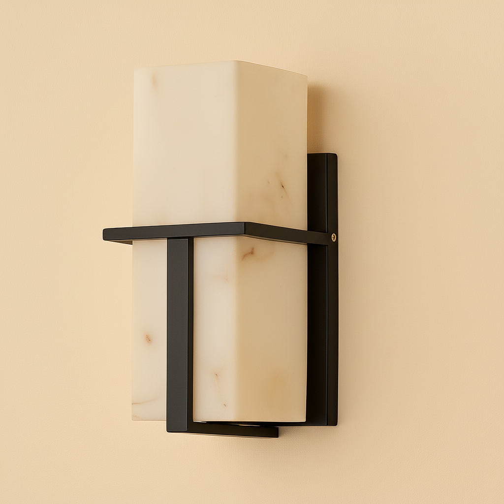 Lumérax - Applique murale extérieure effet marbre LED