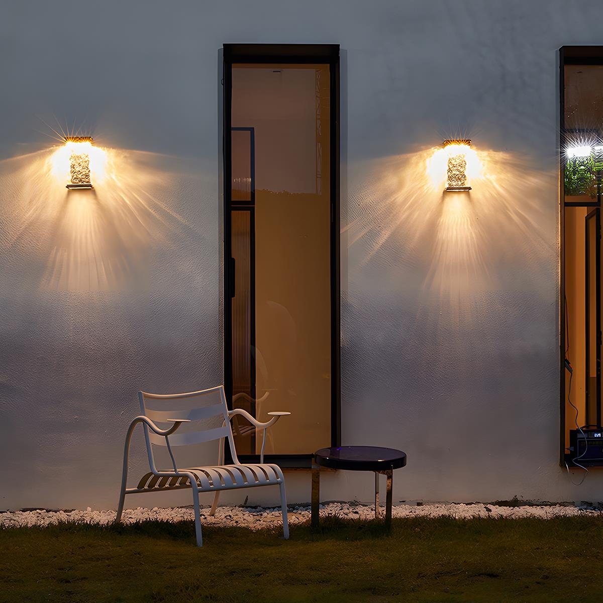 Lumaryn - Applique murale LED extérieure IP65 aluminium moderne