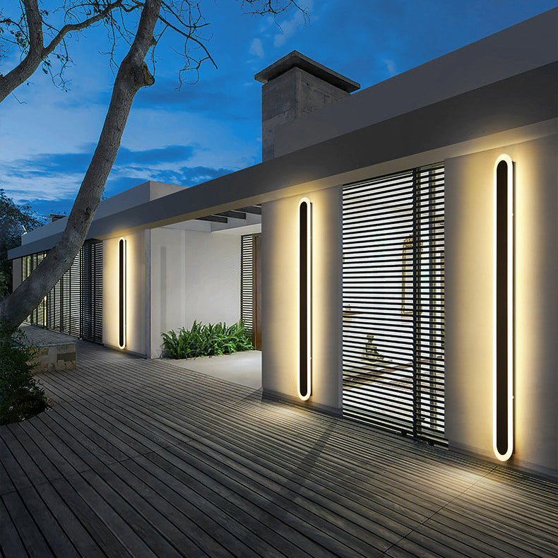 Emma - Applique murale LED extérieure étanche IP65 design allongé
