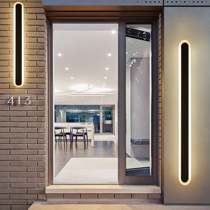 Emma - Applique murale LED extérieure étanche IP65 design allongé