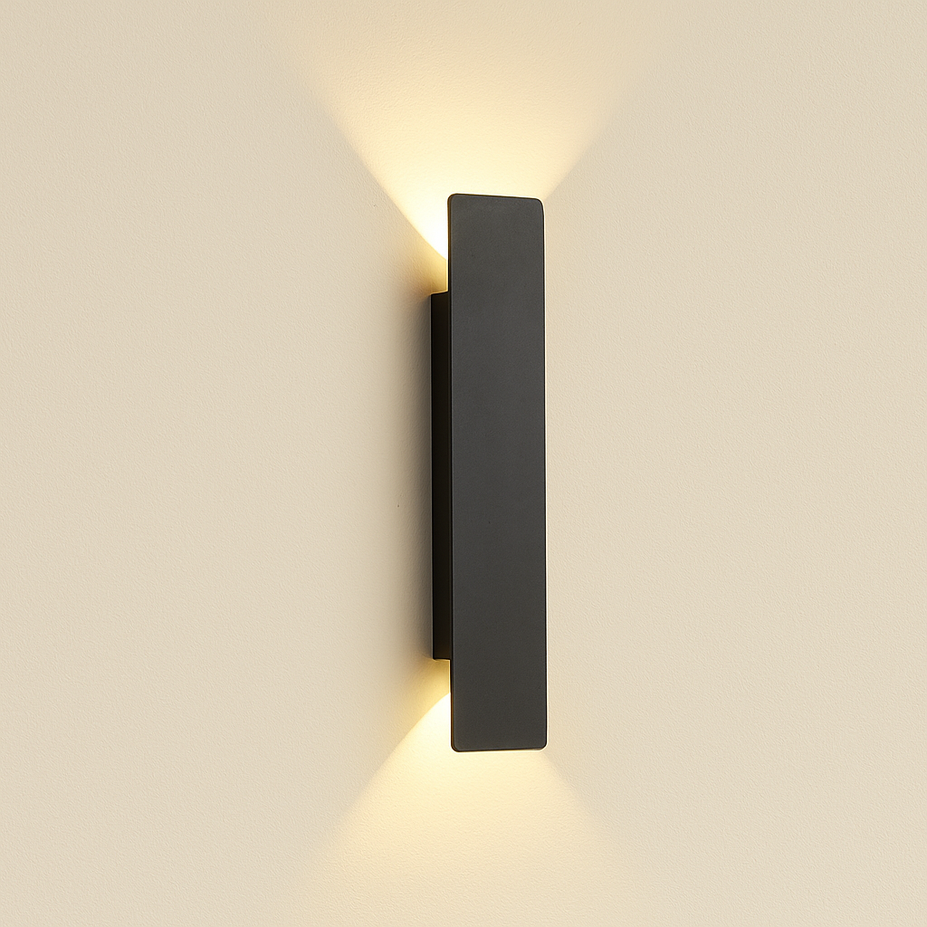 Lumirra - Lampada da parete LED impermeabile alluminio su e giù