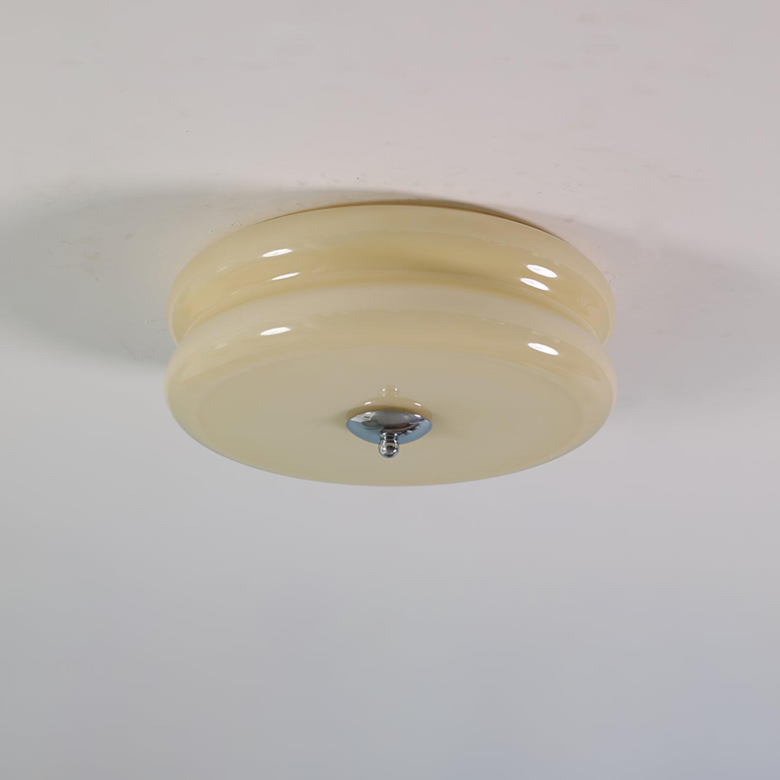 Celmora - Lampada da soffitto vintage in vetro Art Deco