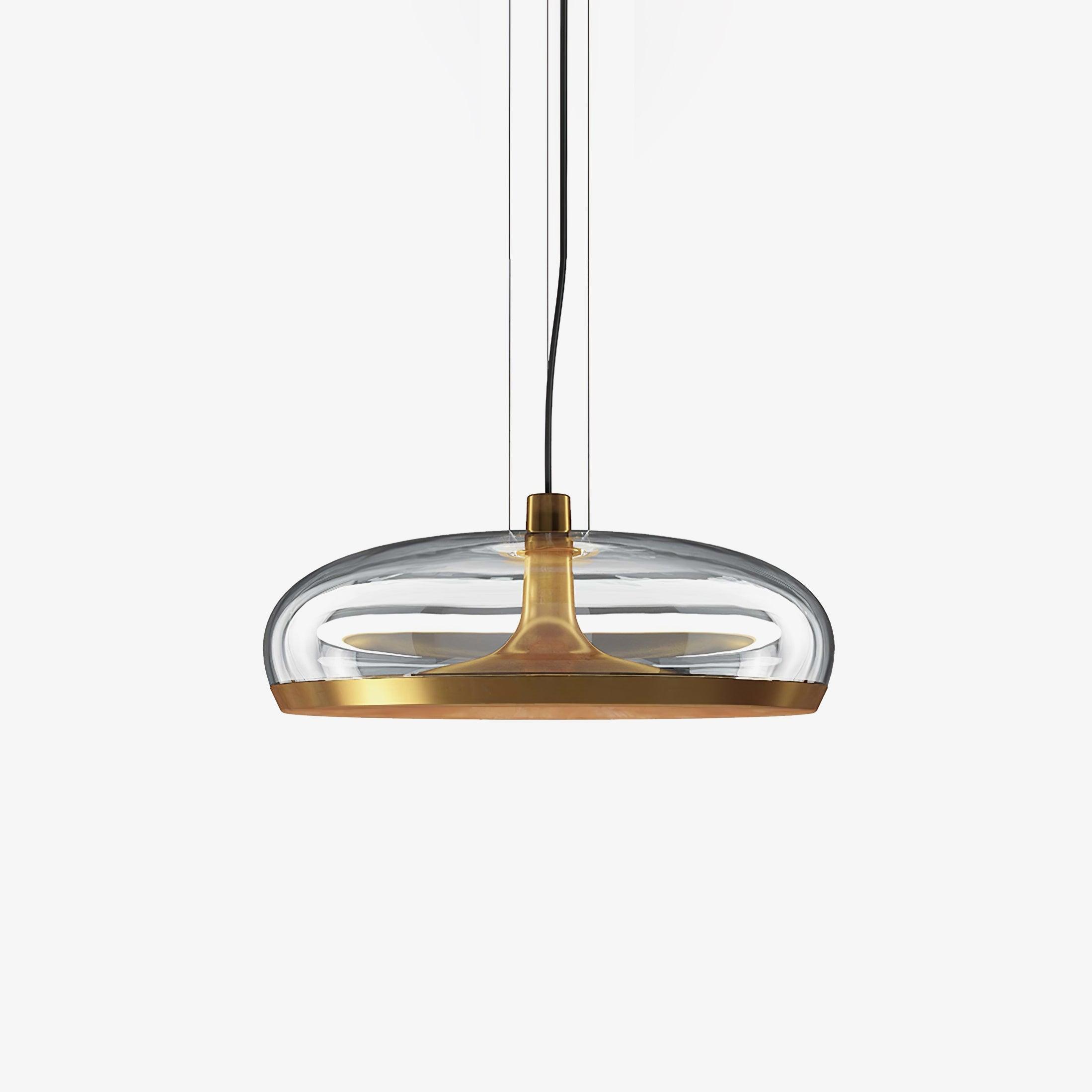 Cotalux - Lampada a sospensione nordica in vetro LED