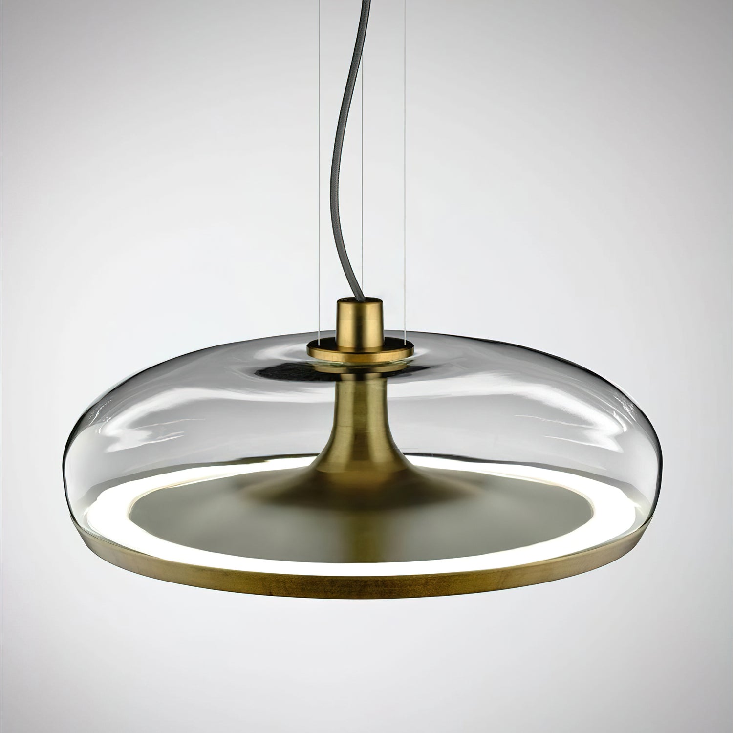 Cotalux - Lampada a sospensione nordica in vetro LED