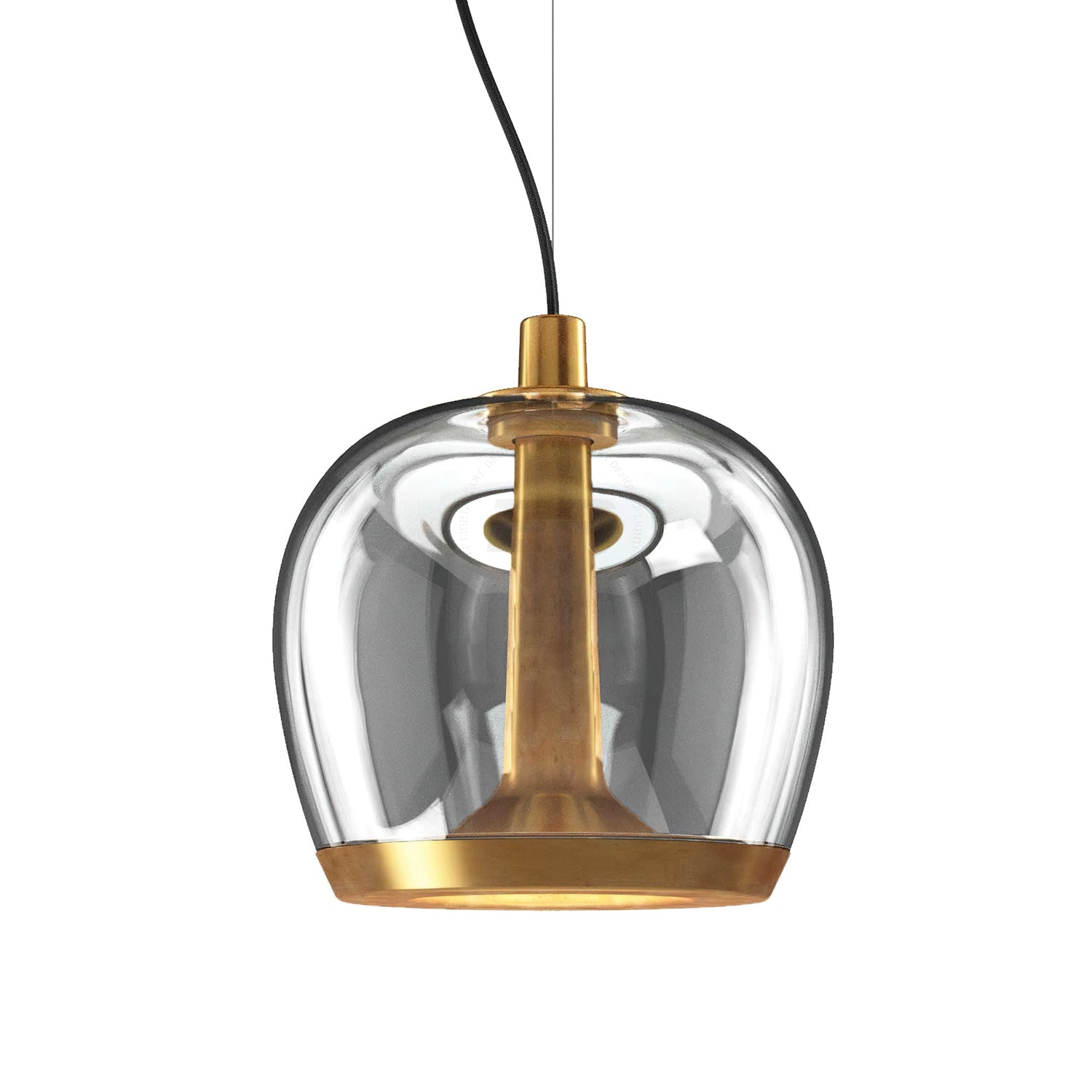 Cotalux - Lampada a sospensione nordica in vetro LED