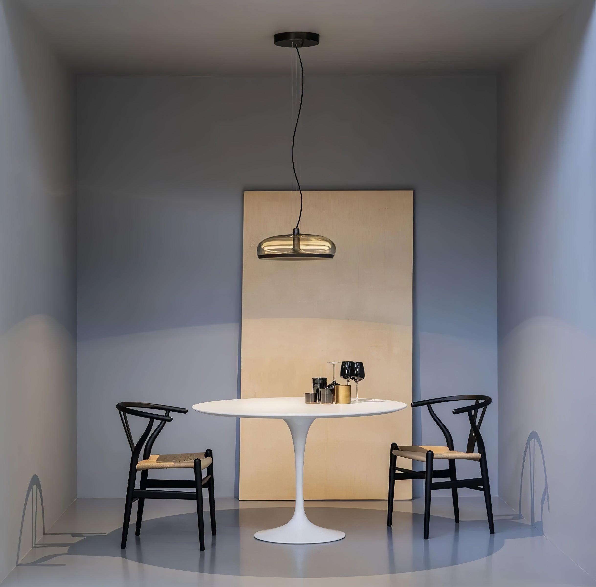 Cotalux - Lampada a sospensione nordica in vetro LED