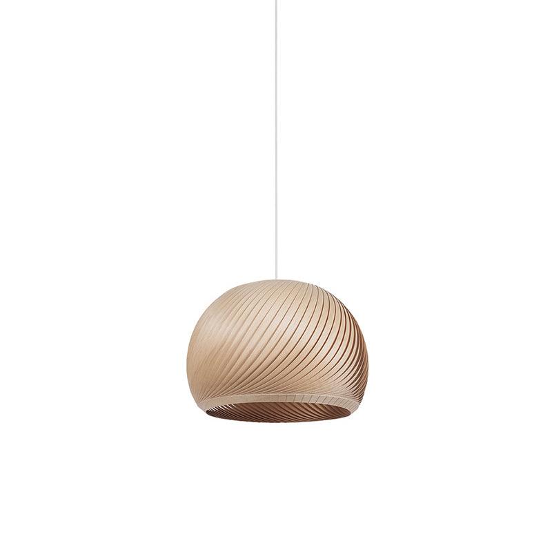 Spirava - Suspension spirale vintage en bois