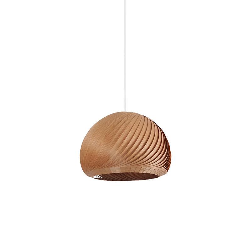 Spirava - Suspension spirale vintage en bois
