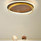 Conrain - Plafonnier LED circulaire grain de noyer nordique